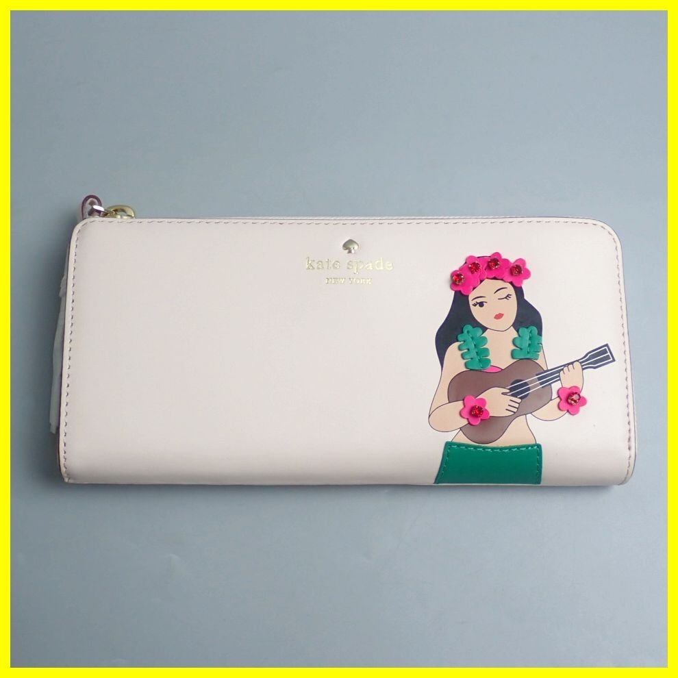 未使用】☆未使用 kate spade/ケイトスペード ハワイ限定 フラガール L 