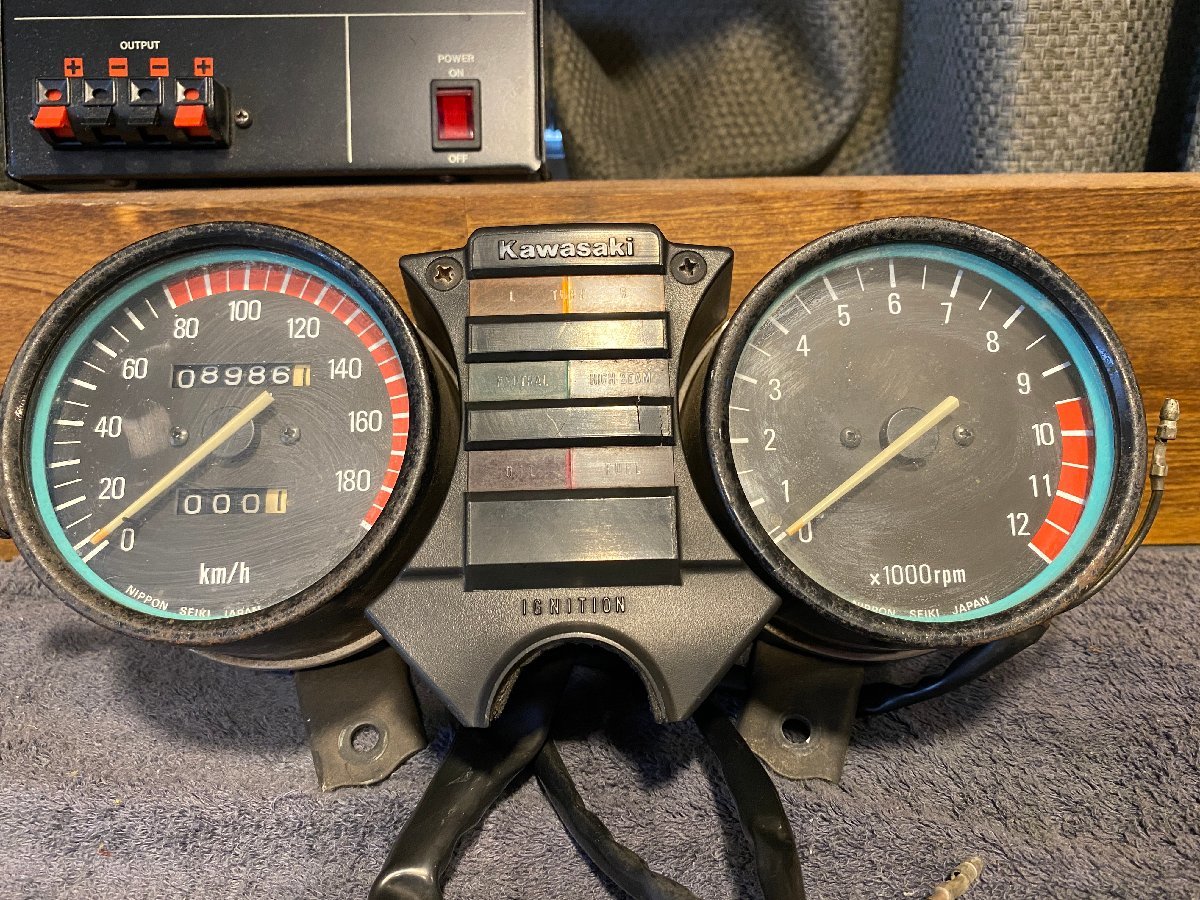 Z400FX Z550FX Z400J 純正メーター一式 KAWASAKI Z400FX/Z400J/Z550FX