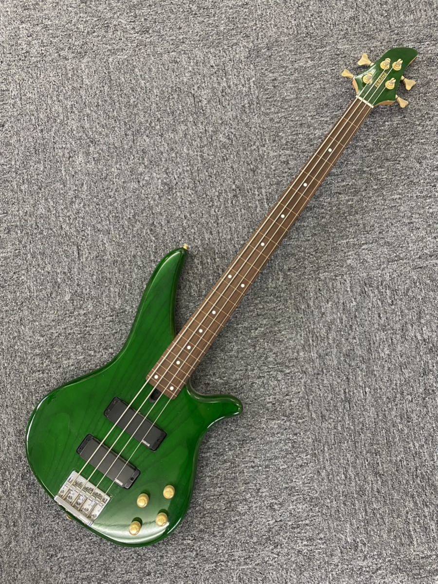 【傷や汚れあり】YAMAHA ヤマハ エレキベース グリーン ウッド調 GOTOH RBX760AⅡ 簡易音出確認済 楽器 器材 kh02の