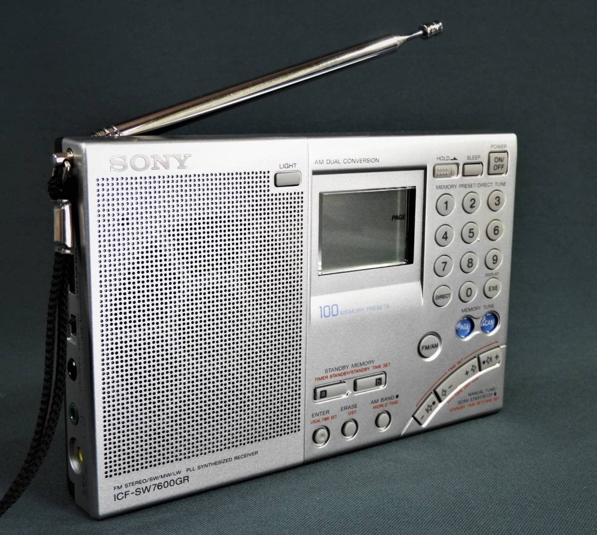 ソニー【SONY ICF-SW7600GR Radio ラジオ】ジャンク（ソニー最後