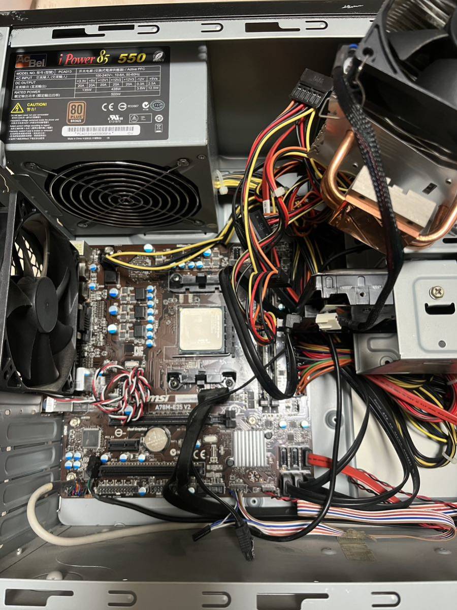 【傷や汚れあり】100円スタート 中古ドスパラ Regulus AS /AMD A10-8750 RADEON R7 12 COMPUTE ...