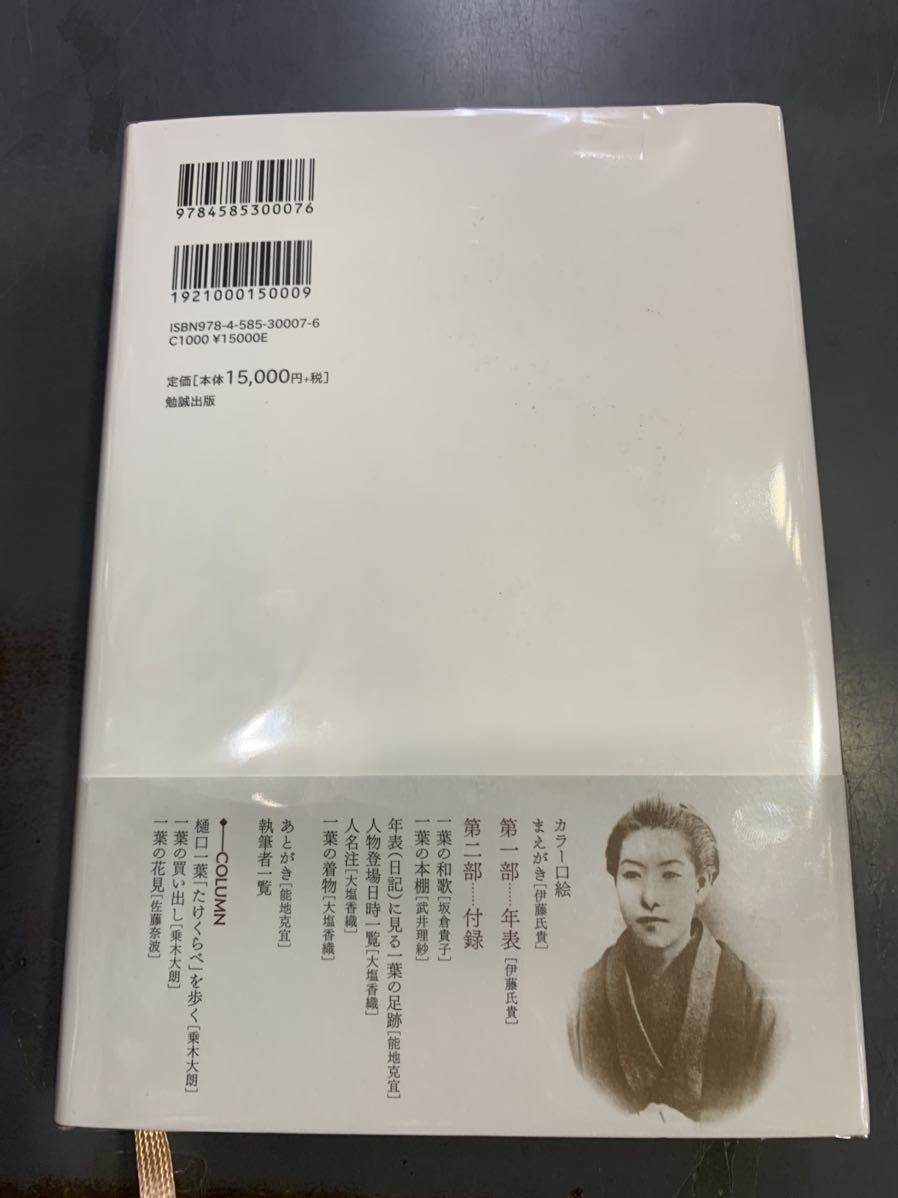 樋口一葉詳細年表　　伊藤氏貴・能地克宜　　勉誠出版 樋口一葉詳細年表』伊藤氏貴、能地克宜編（勉誠出版） 1万