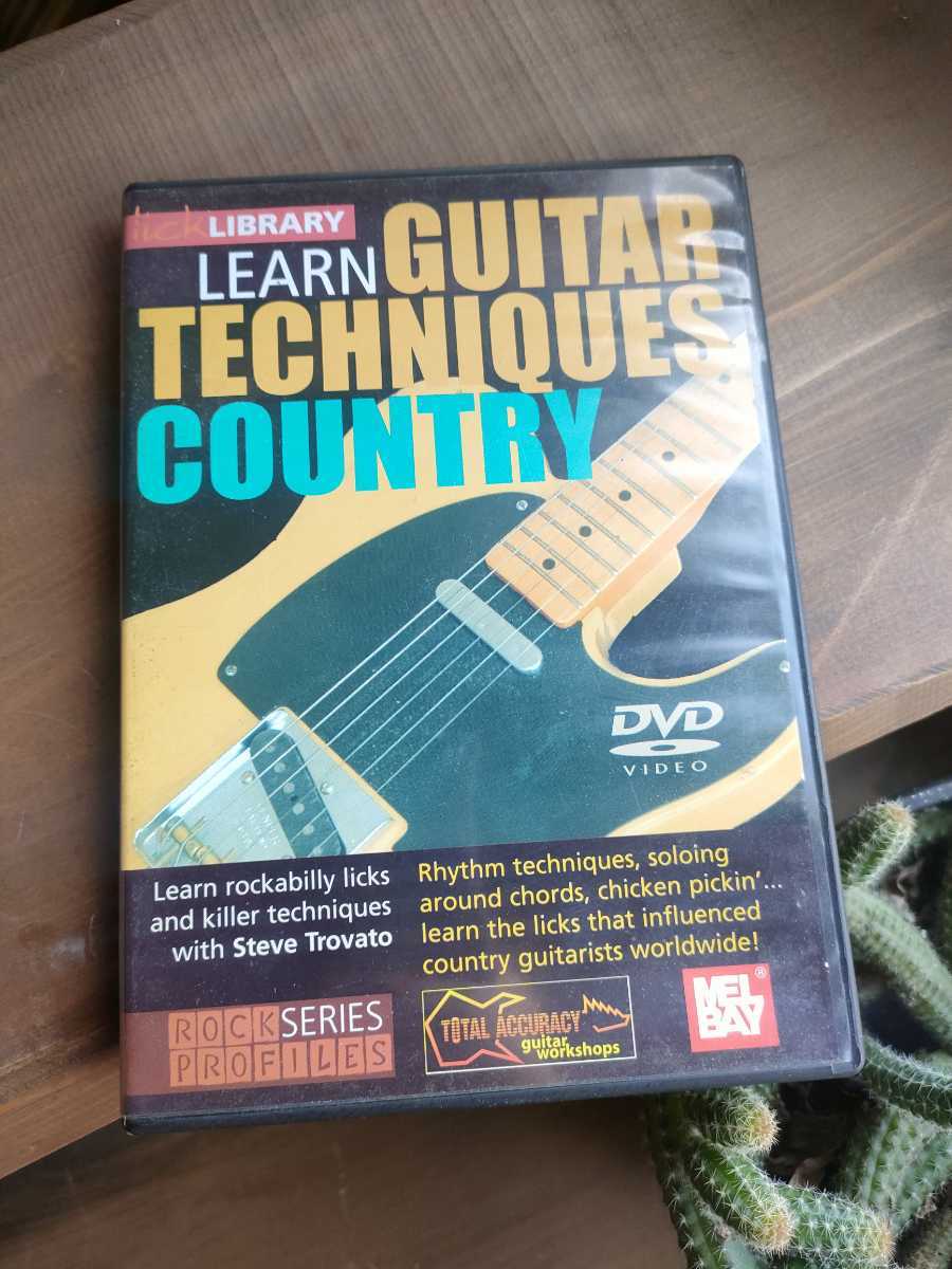 【やや傷や汚れあり】Sカントリーギター教則DVD teve TrovatoLearn Guitar Techniques Albert Lee