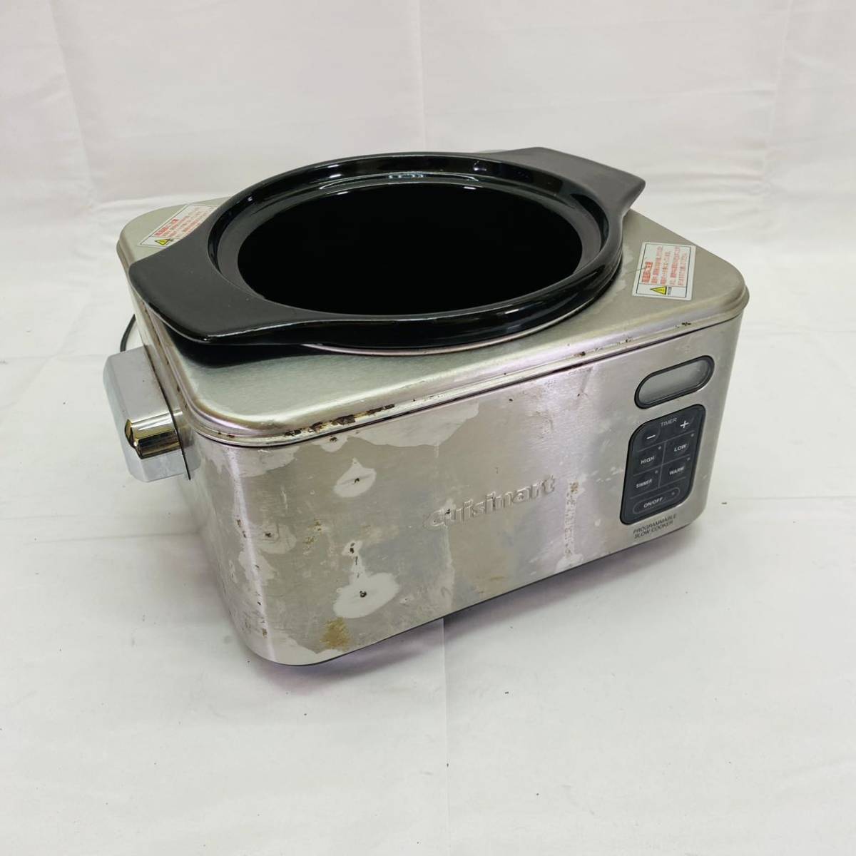 【傷や汚れあり】★☆Cuisinart クイジナート スロークッカー カウンタートップクッキング PSC400PCJ 通電確認済み 煮込み