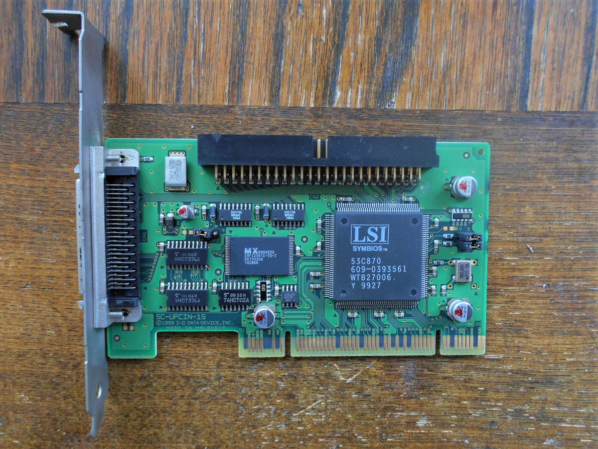 【目立った傷や汚れなし】【PCISCSIカード！】IO DATA SCUPCIN SCSIBIOS搭載【PC98対応】の落札情報