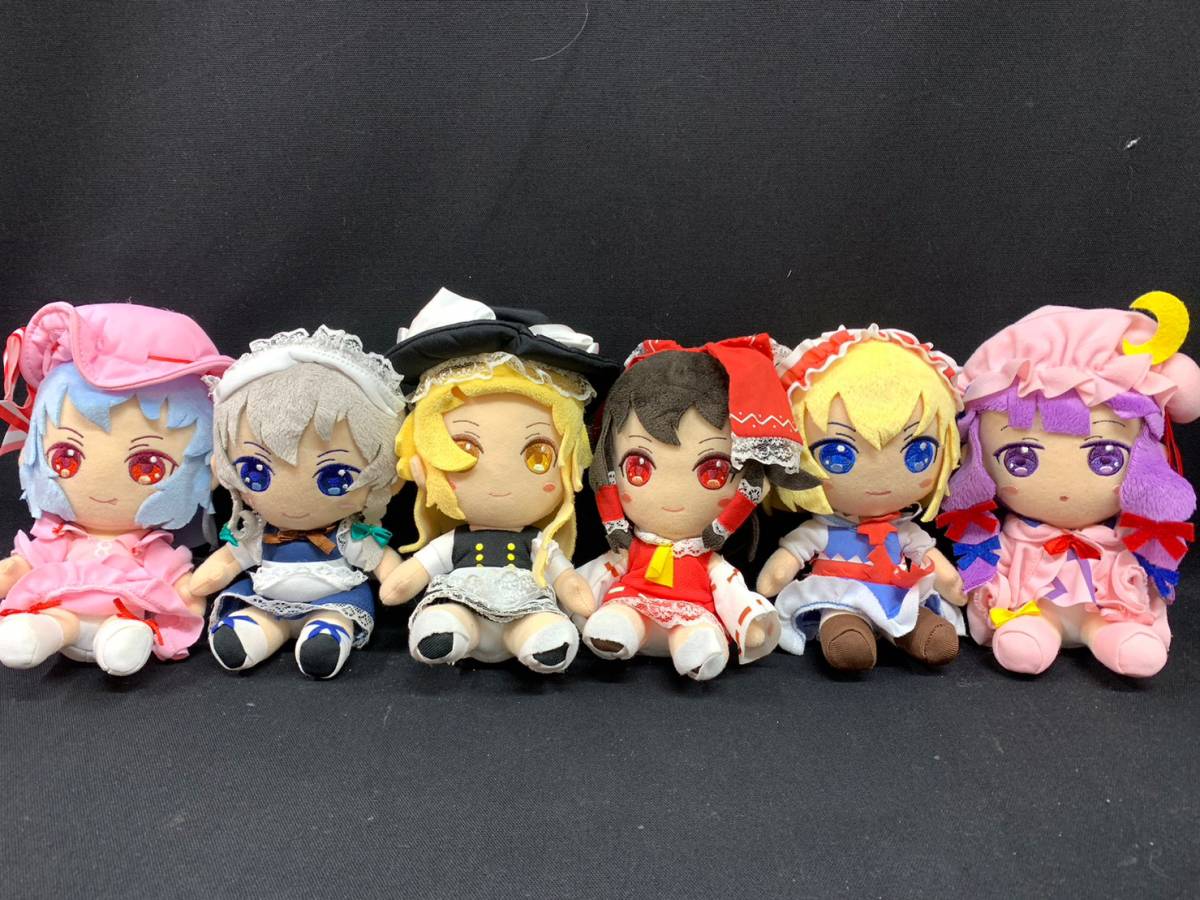 東方Project ぬいぐるみ 博麗霊夢 霧雨魔理沙 十六夜咲夜 3体セット