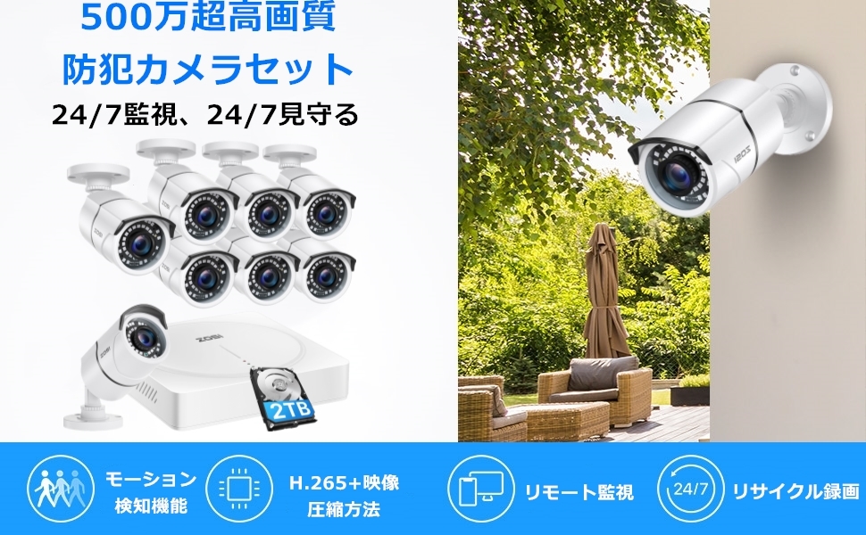 セコム セキュリティカメラ 防犯カメラ HV-R0040 HU-0090