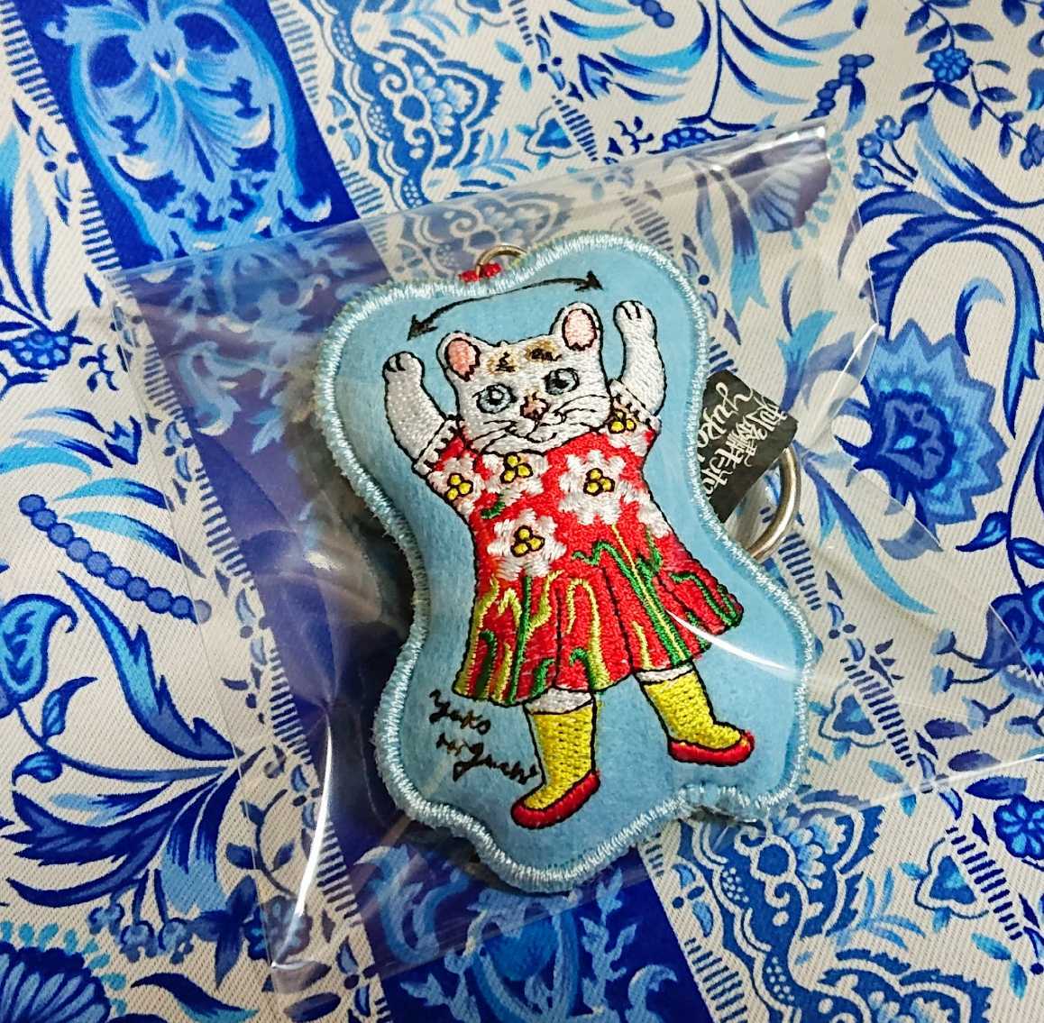 【新品未使用】ヒグチユウコ CIRCUS展 刺繍サインパネル（限定1000部） ボリス雑貨店 ヒグチユウコ circus展 刺繍キーホルダー