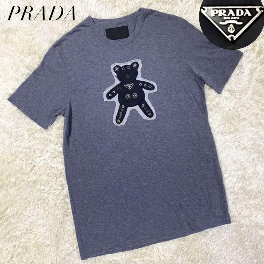 プラダ クマ プレート Tシャツ