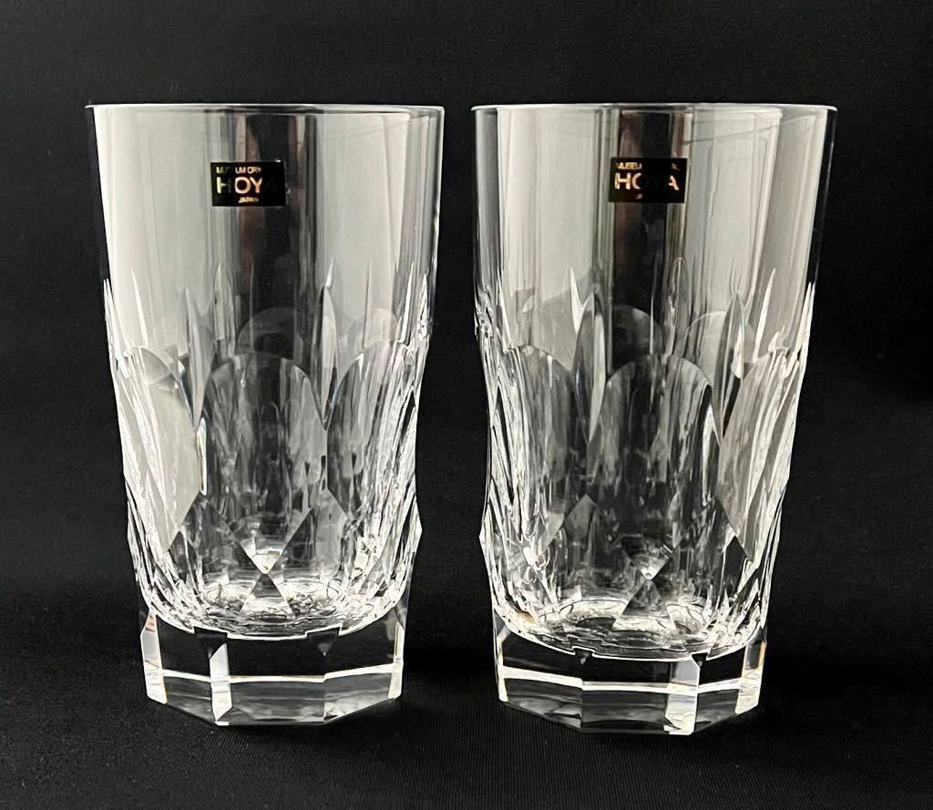 HOYA クリスタル ロックグラス 300ml オールドファッション 箱付 美品 HOYA クリスタル ロックグラス 300ml オールドファッション 箱付 美品
