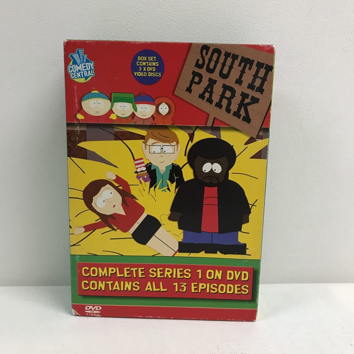 【やや傷や汚れあり】I0404A2 サウスパーク SOUTH PARK DVD BOX 3枚組 セル版 ワーナー・ヴィジョン 海外 アニメ