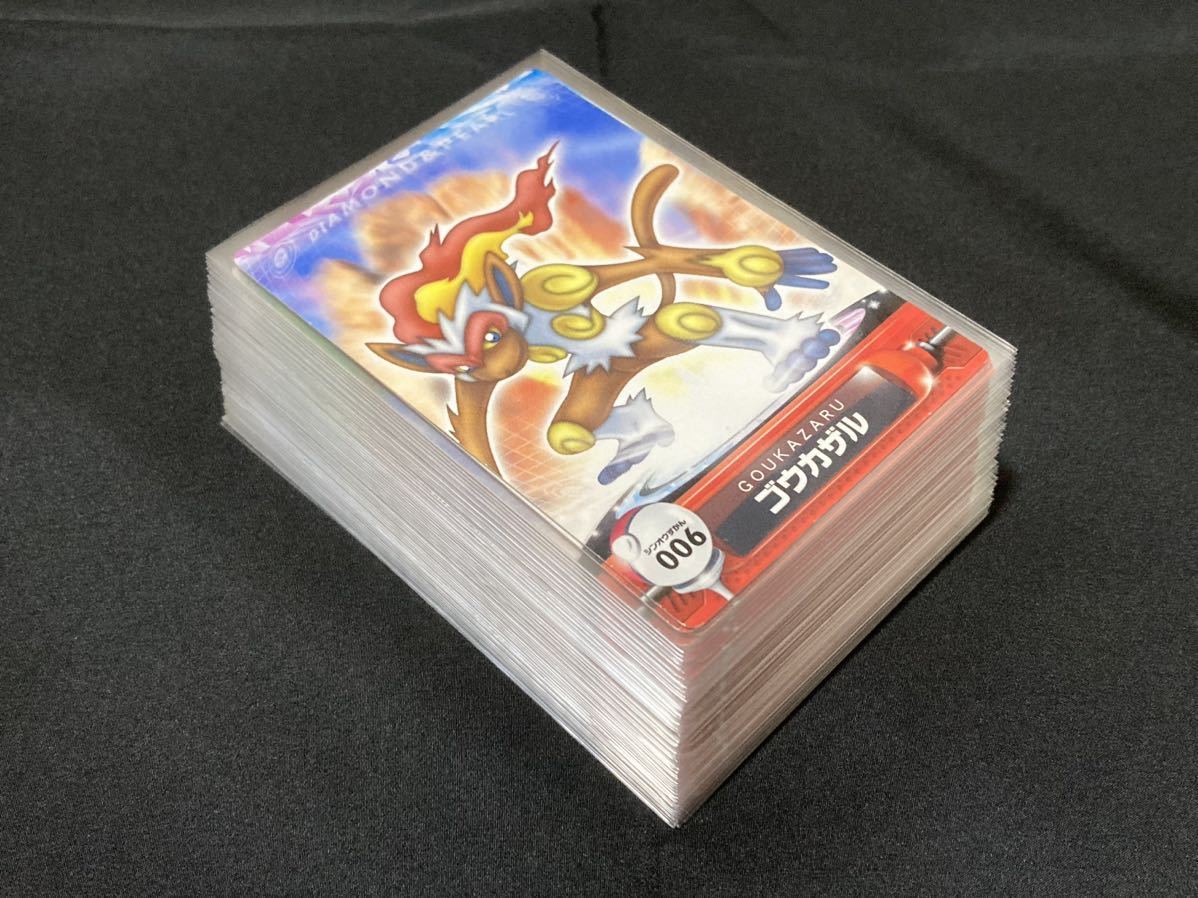 【美品・レア】ピカチュウ　ダイヤモンドパール ずかんカード カードダス ポケモンカードダス 214. ニャース・ピカチュウ・トゲピー