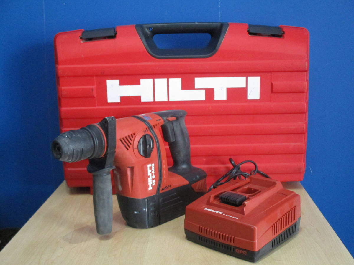 通電確認○】HILTI/ヒルティ TE6-A36 36V充電式高性能 通電確認○】HILTI/ヒルティ TE6-A36 36V充電式高性能