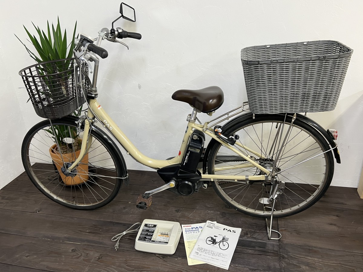 サンヨー新機種電動アシスト自転車eneloop bike26インチブラウンアルミ サンヨー 26インチ電動アシスト 3.1Ah