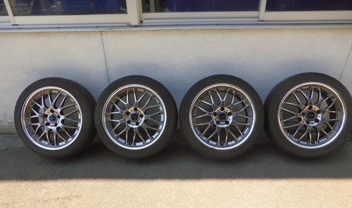 傷や汚れあり】中古ホイール WORK TERMIST TM1 18×7.5JJ 5H114.3+47 4