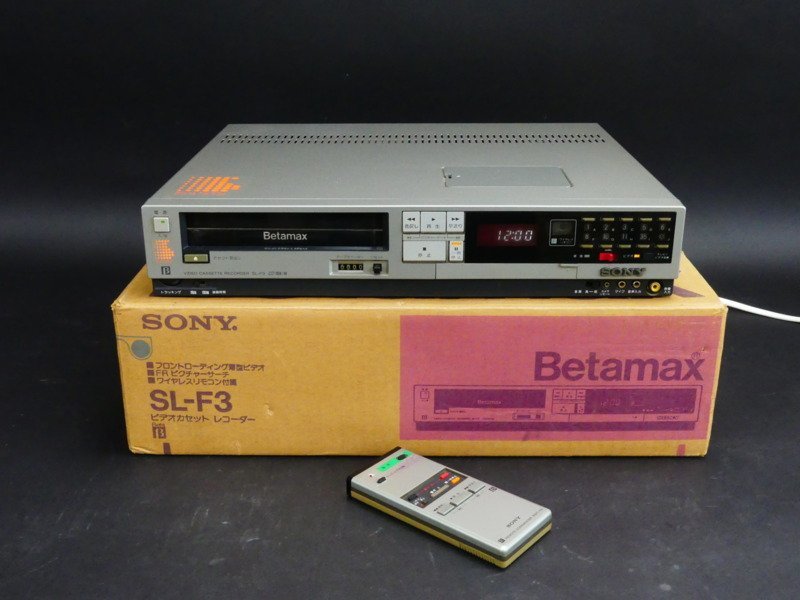 SONY β式 SL-F3リモコン付 ビデオカセットレコーダー ベータ ジャンク SONY β式 SL-F3リモコン付 ビデオカセットレコーダー ベータ ジャンク
