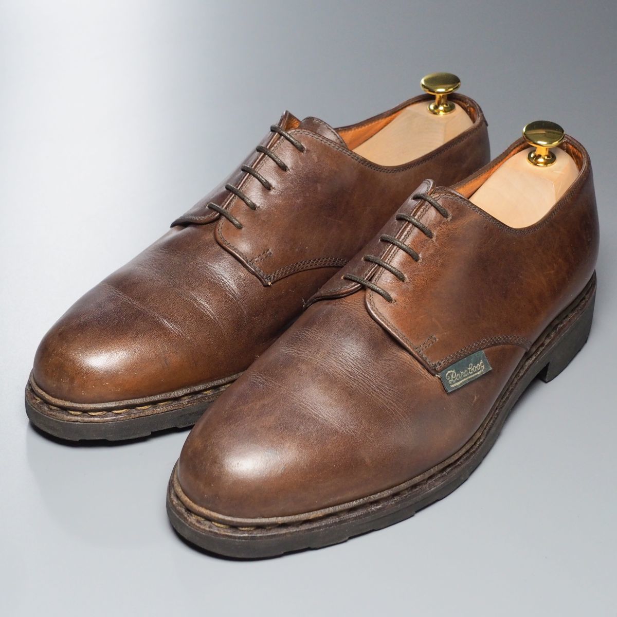 フランス製 Paraboot パラブーツ プレーントゥ レザーシューズ 