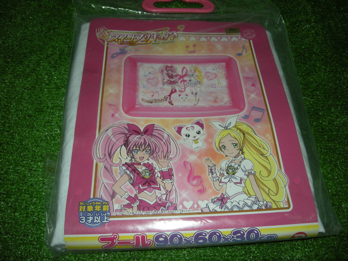 未使用】スイートプリキュア♪ ビニールプール 90x60x30cm 浮き輪