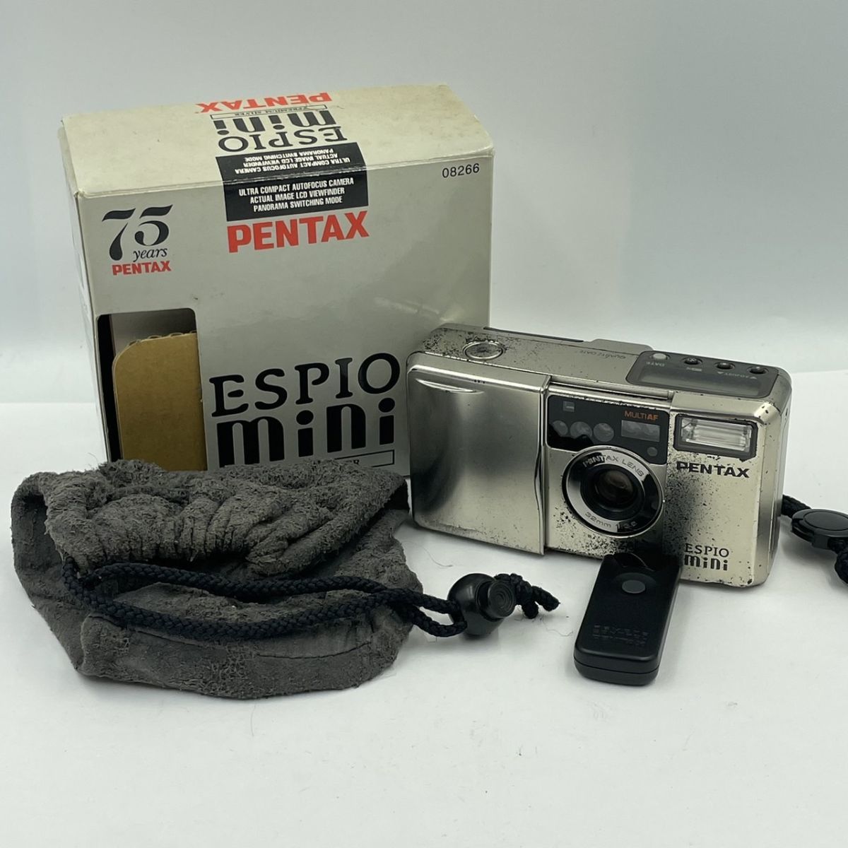 【完動品】PENTAX ESPIO mini 75周年記念 フィルムカメラ 完動品・作例あり PENTAX ESPIO MINI コンパクトフィルムカメラ