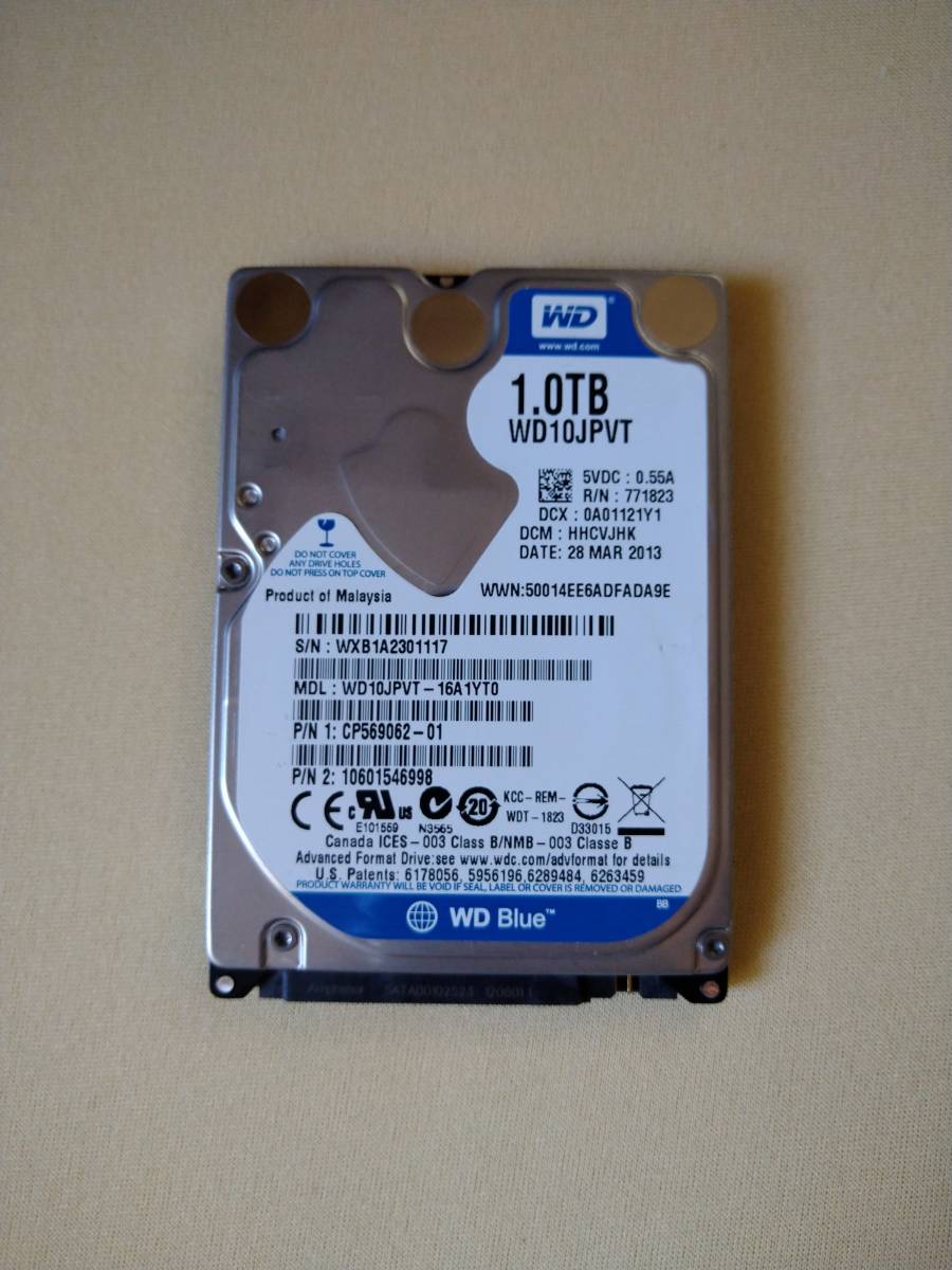 ナスネ(nasne)の新品2TB HDDへ換装(修理)致します