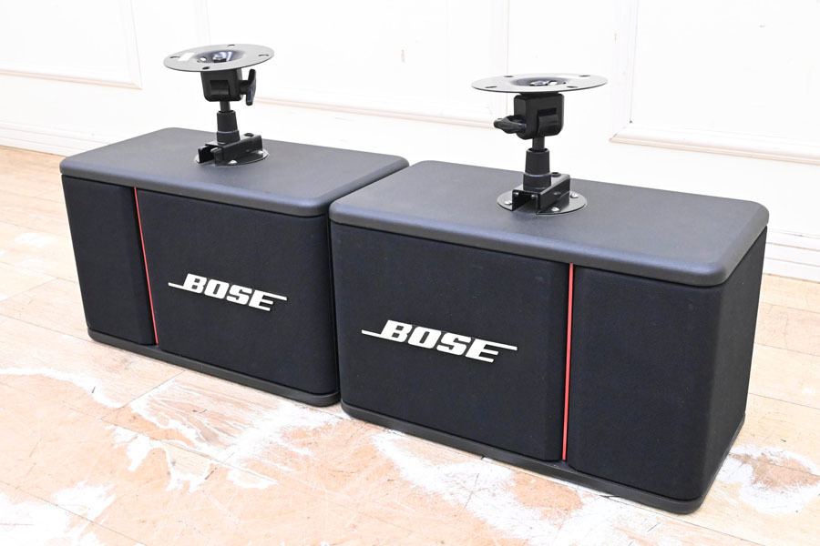 BOSE 301 AV monitor 白 ペア + 壁取付ブラケット WB-33