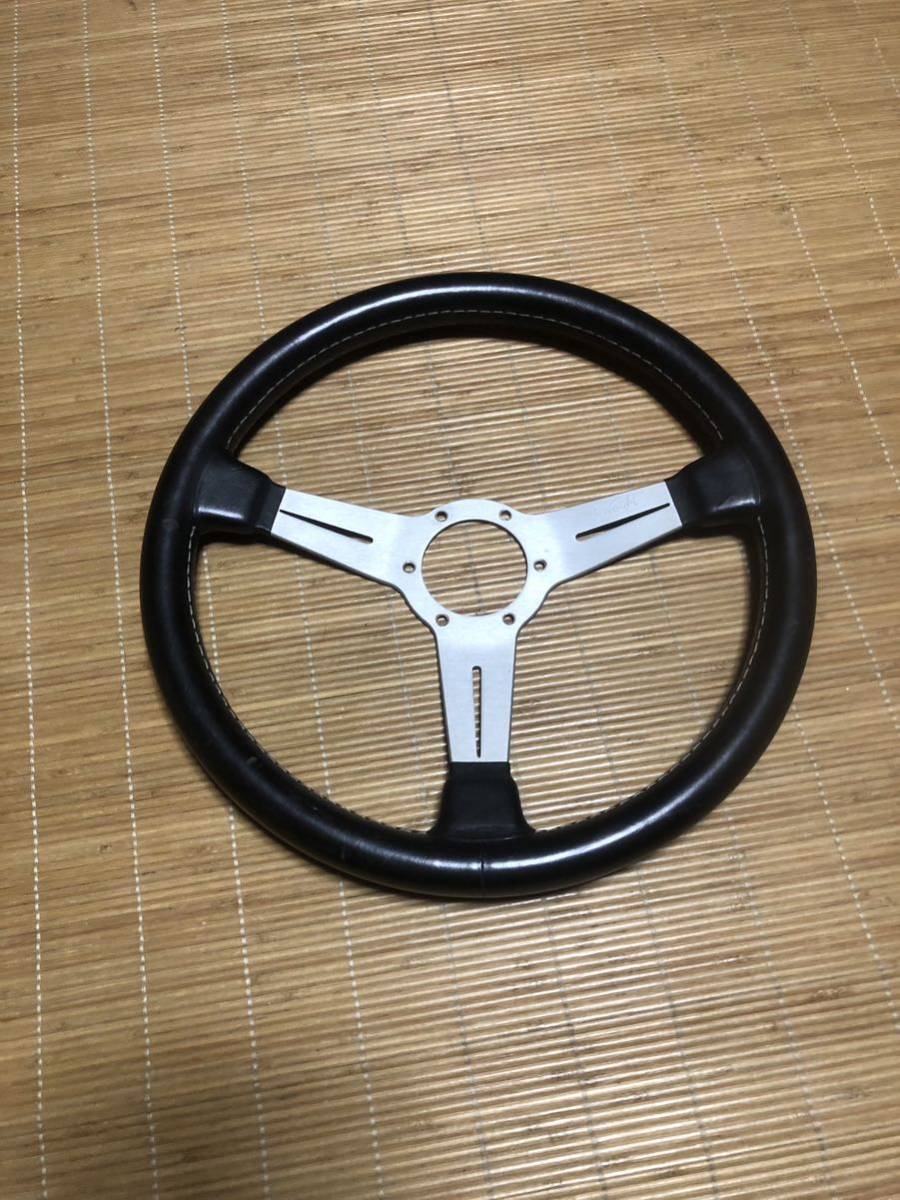 ウッドステアリング 360mm ブラック 新品未使用