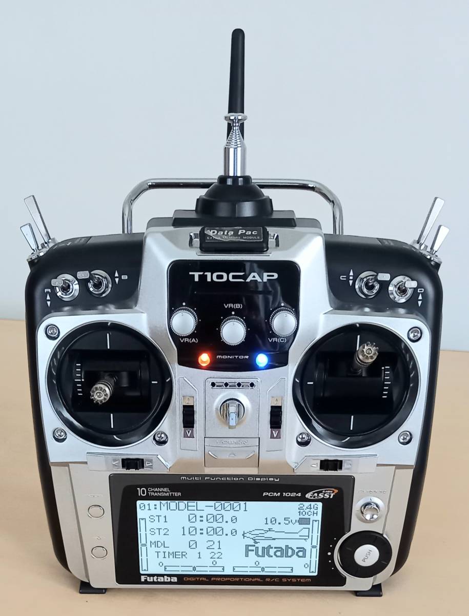 フタバ T10CAP 送信機 プロポ 2.4Gモジュール搭載 受信機2個付き