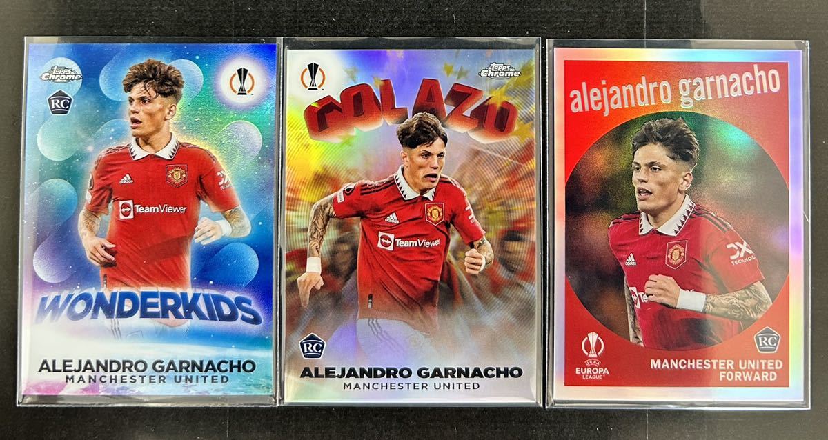 2022-23 TOPPS STADIUM Club Chrome UEFA ALEJANDRO GARNACHO Rookie Beam