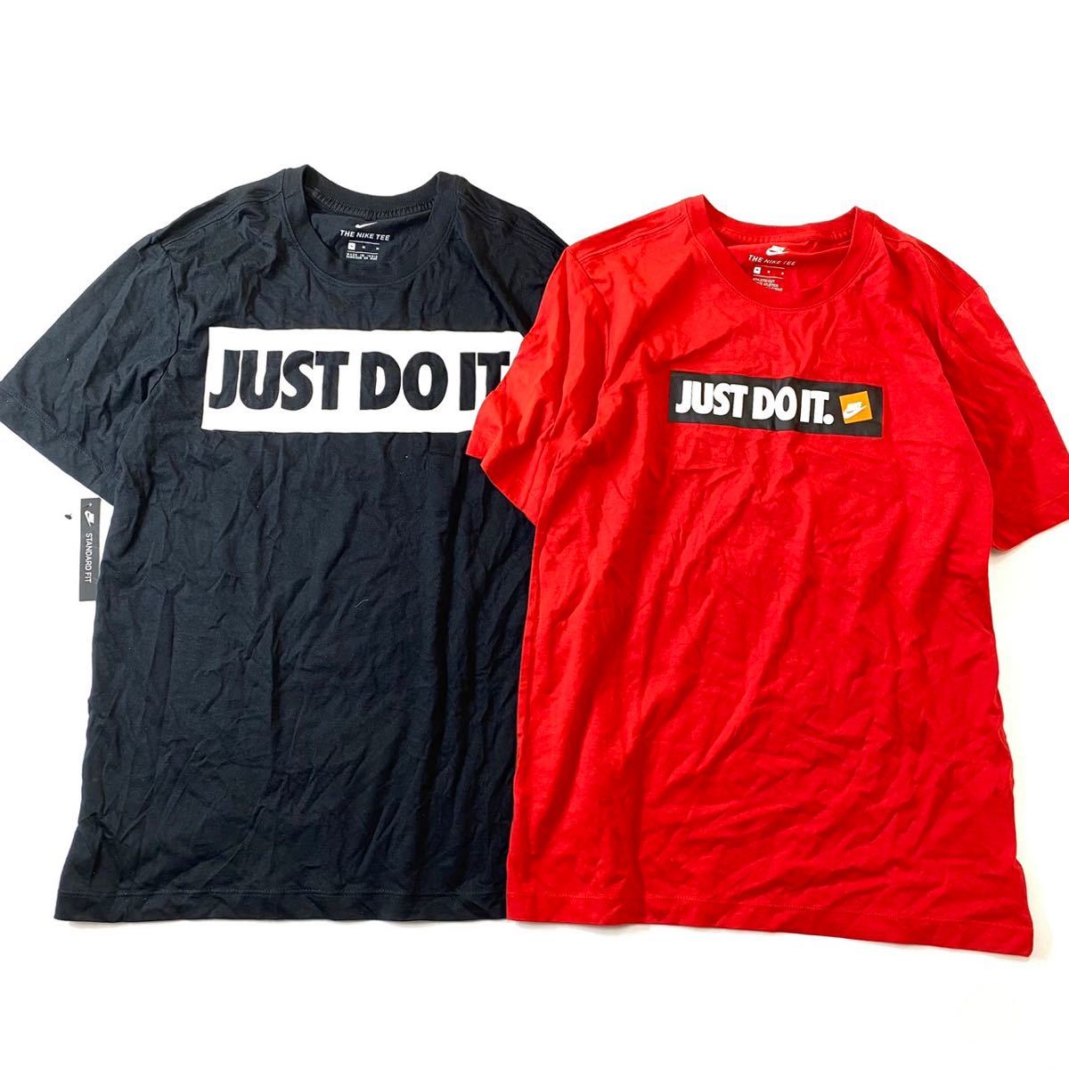 【未使用】NIKEナイキ JUST DO IT ボックスロゴ Tシャツ 2枚セット BV0631010 AA6414657 黒赤 Mの落札情報詳細 ヤフオク落札価格検索 オークフリー