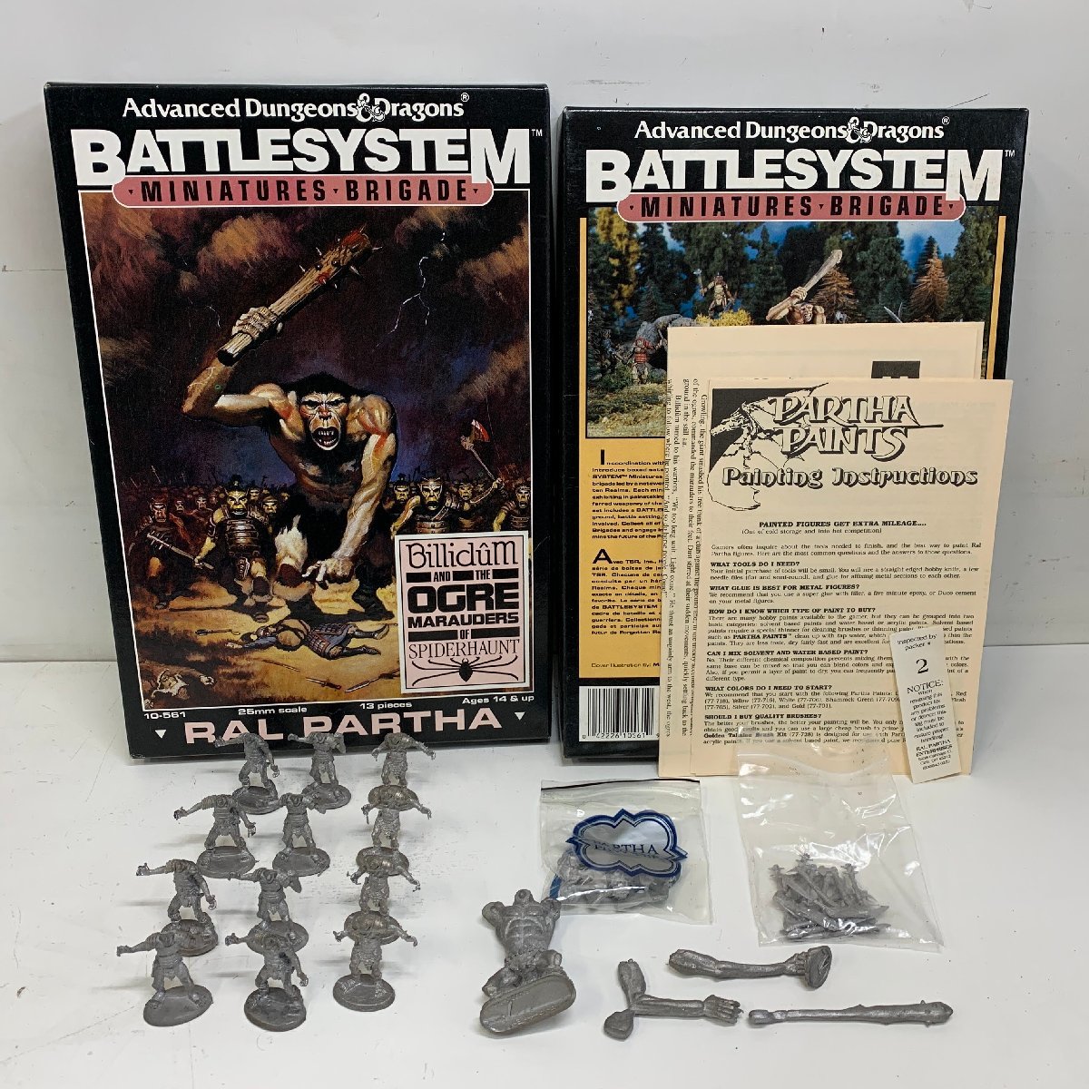 Ral Partha Metal Miniature Lot 6 Gaming Figures Monster 1983