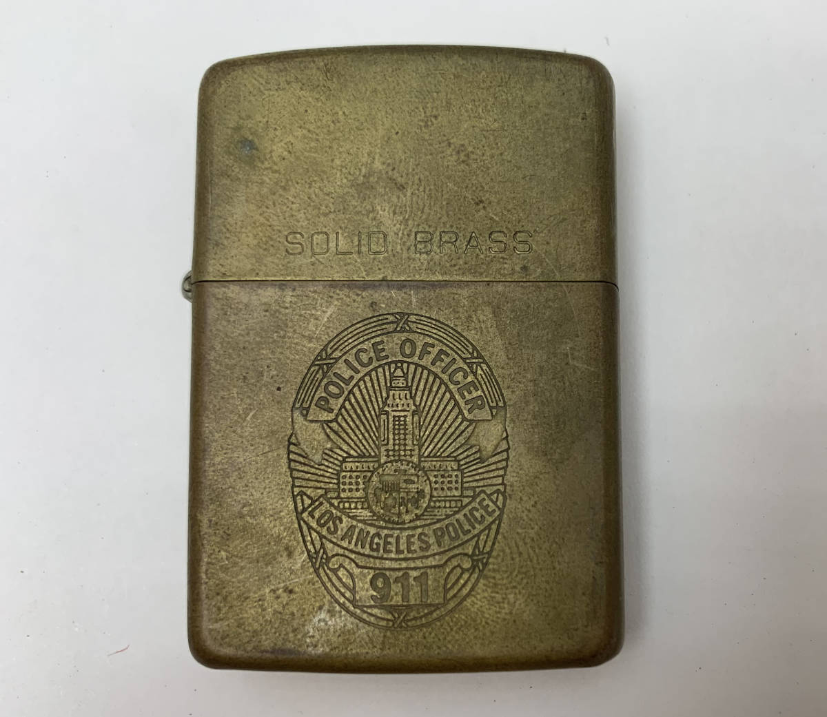 ZIPPO ジッポー Los-Angeles Police Officer 911 1987年製 SOLID ZIPPO ジッポー Los-Angeles Police Officer 911 1987年製 SOLID