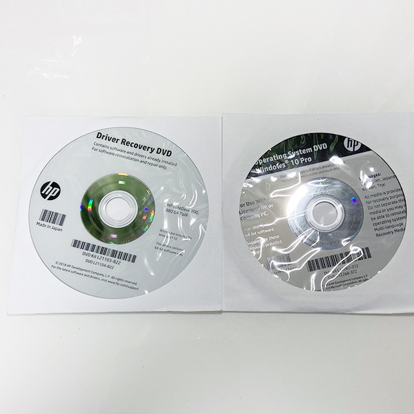 【未使用】Windows 10 pro HP operating system DVD HP用 compaq pc driver