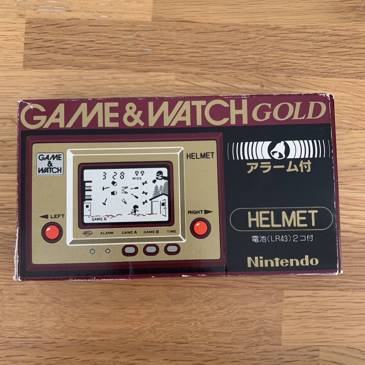 やや傷や汚れあり】Nintendo 任天堂 GAME&WATCH ゲームウォッチ HELMET 