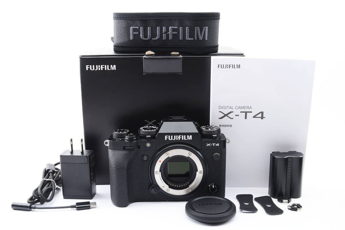fujifilm x-t4 black ショット数55回