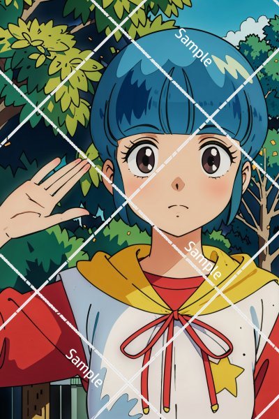 未使用】魔法の天使 クリィミーマミ 森沢優 2 同人ポスター A4 光沢紙