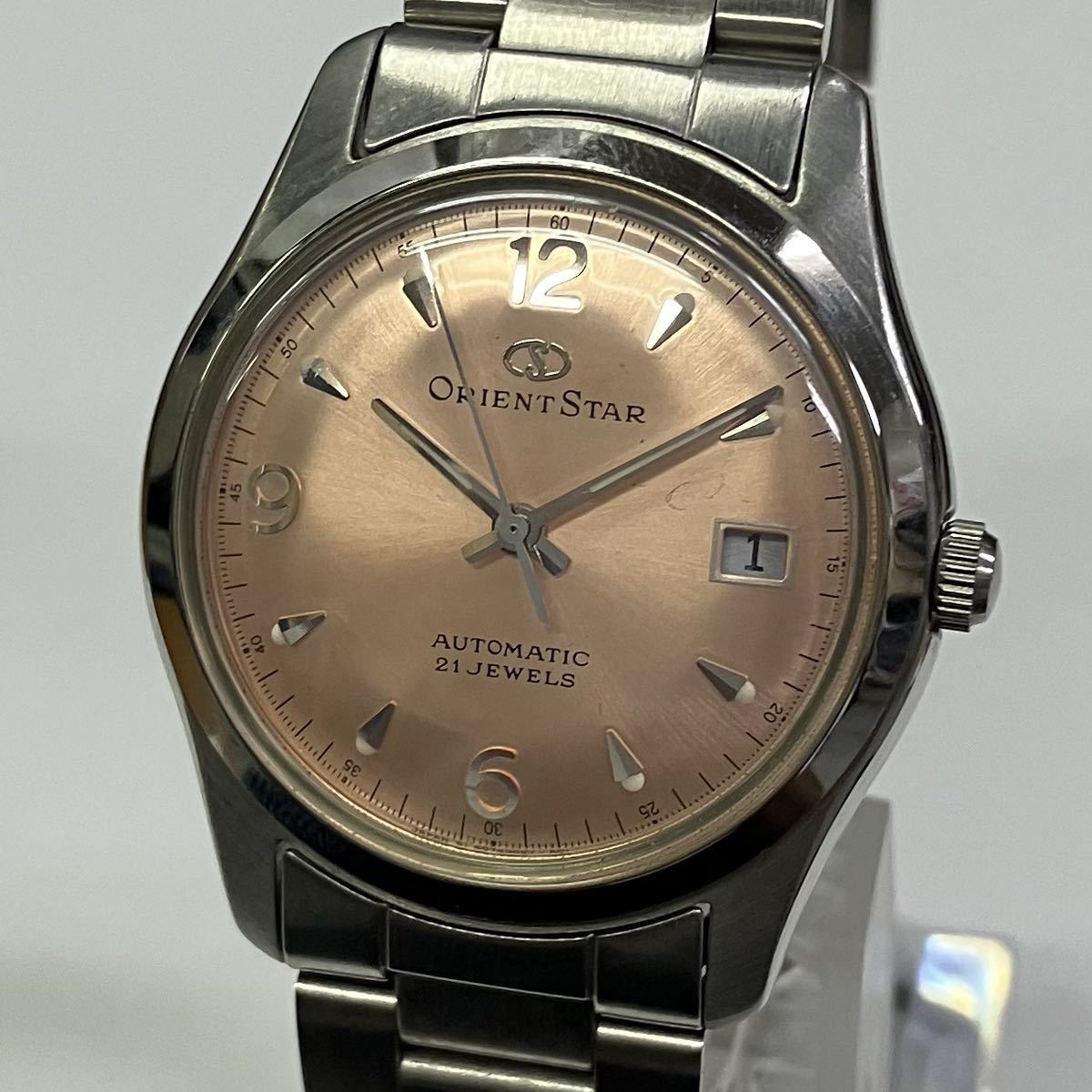 ORIENT STAR オリエントスター 597302-70 デイト 21石 裏スケ