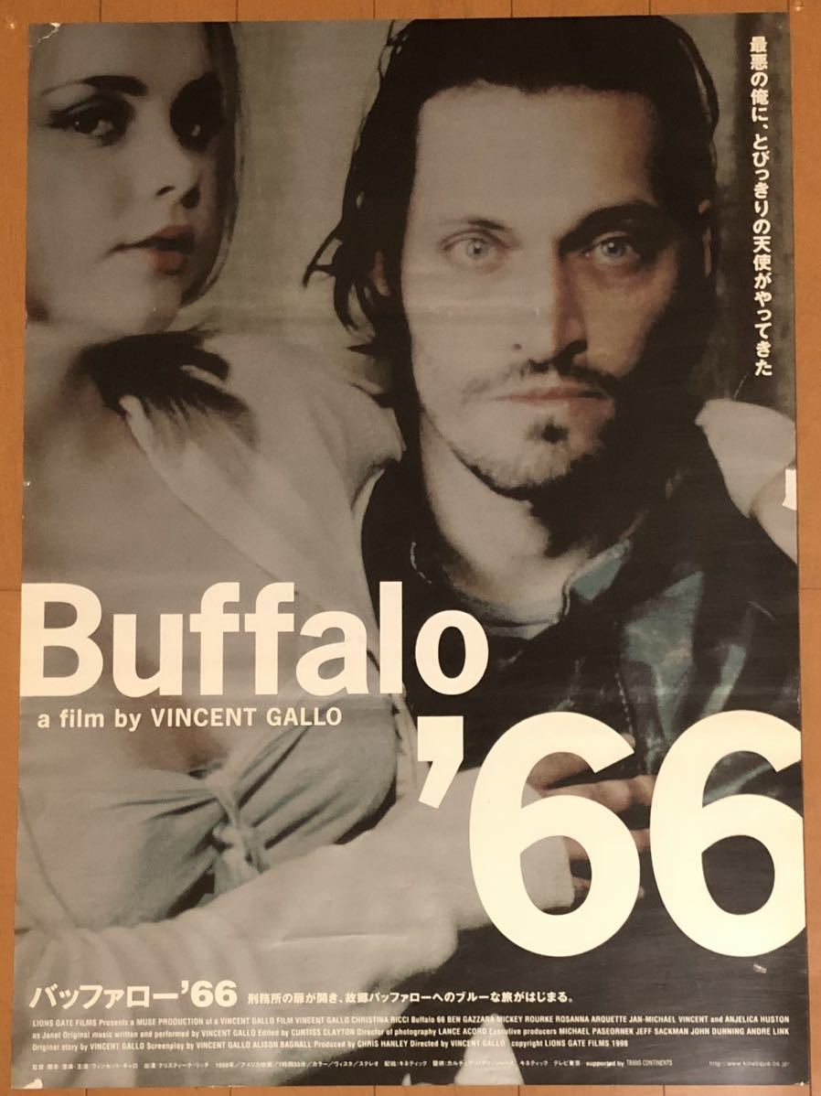 全体的に状態が悪い】v260 映画ポスター バッファロー'66 BUFFALO