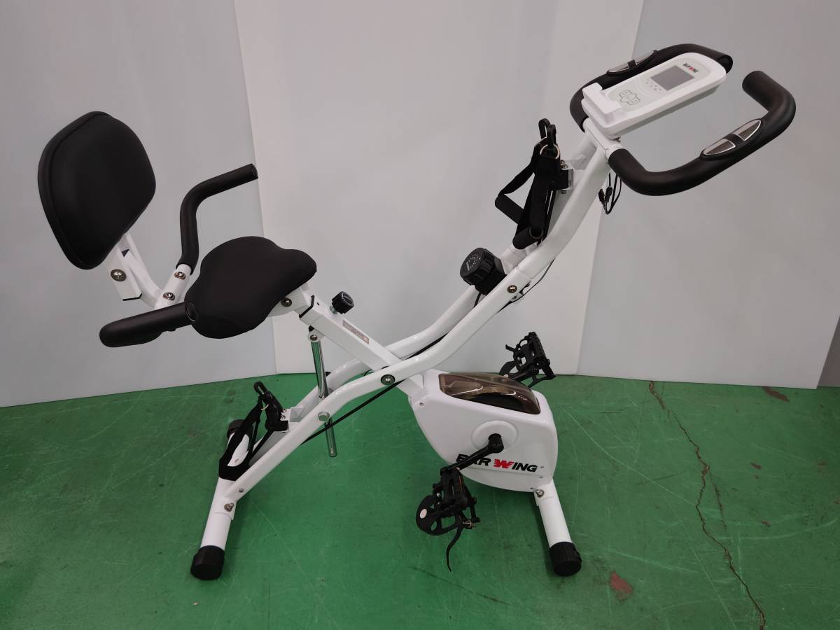 【やや傷や汚れあり】あ//しJ0494 【埼玉県草加市発】エクササイズ BARWING フィットネスバイク BWFNB01 エアロバイク