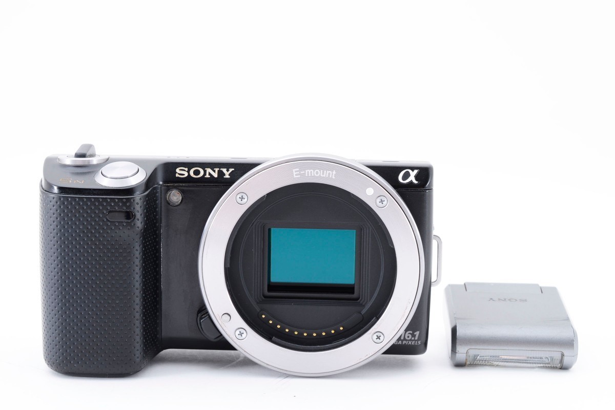 【傷や汚れあり】SONY ソニー ミラーレスカメラ NEX5N ブラック ボディ フラッシュ バッテリー付きの落札情報詳細 ヤフオク落札