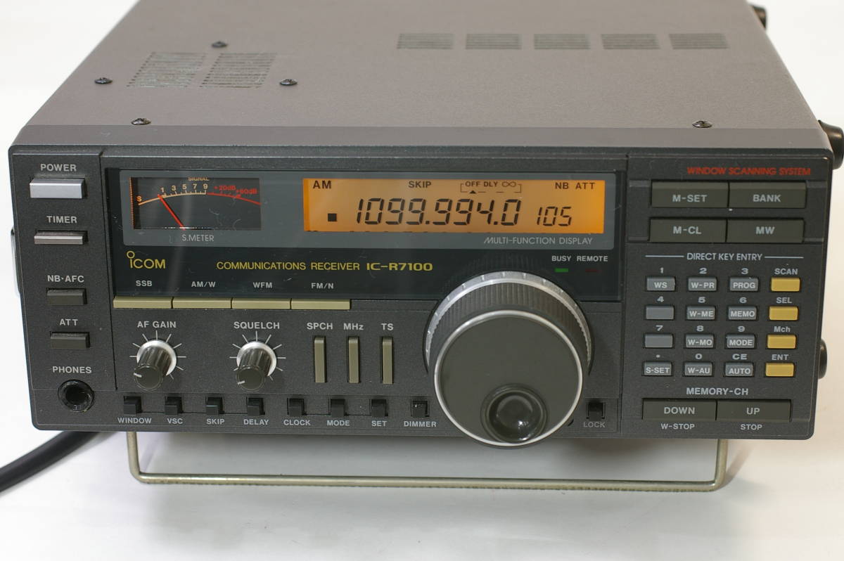 【やや傷や汚れあり】IC-R7100 受信拡大済 美品 アイコム受信機 FM 受信改造 ICOM 広帯域通信型 受信機 無線機 レシーバー ...