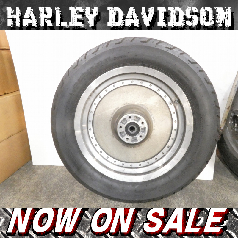 【傷や汚れあり】★NO,3063「倉庫整理大セール！ 純正ハーレーダビッドソン 16inc ディッシュリアホイール TC88 ソフテイル T163.00D FLSTF」格安価格！の落札情報