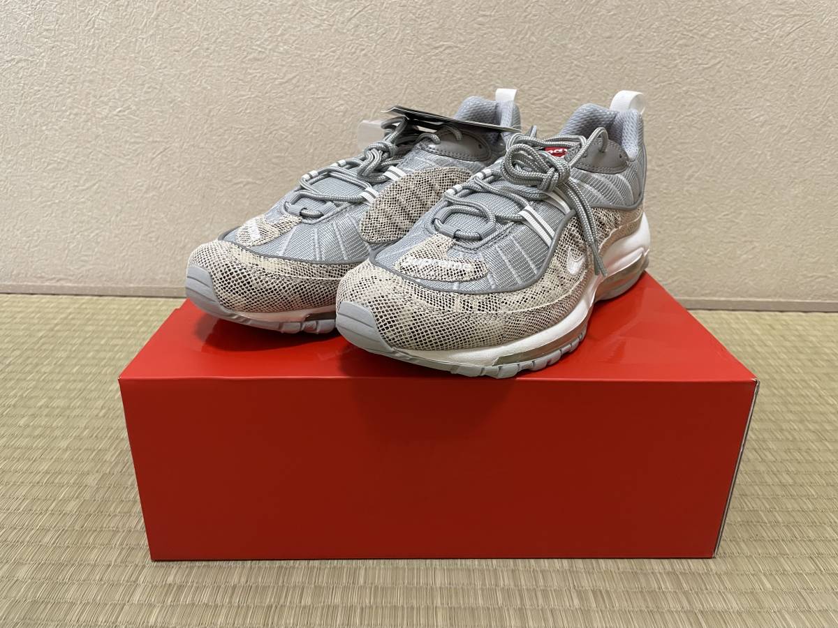 【未使用】1円スタート NIKE ナイキ Supreme air max 98 US 10.5 28.5 844694100 AIR