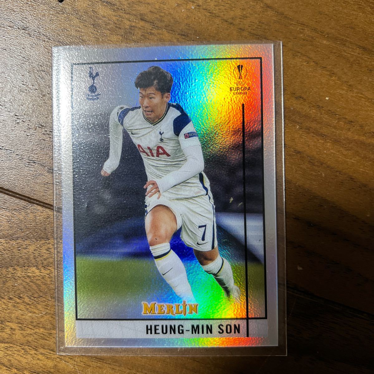 2021-22 Topps Merlin Chrome UCL Silver Refractor Heung-Min