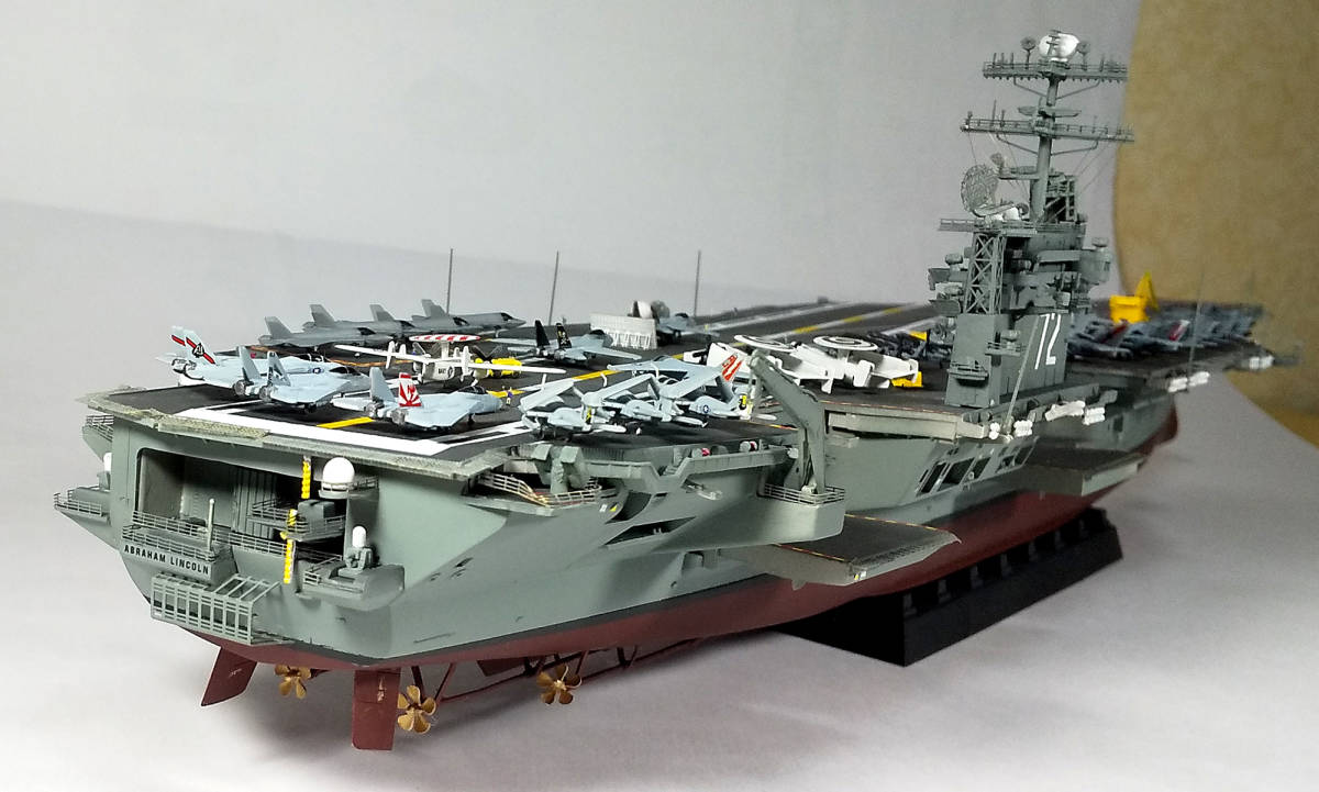 未使用】○完成品・1/700・アメリカ海軍ニミッツ級空母・CVN-72
