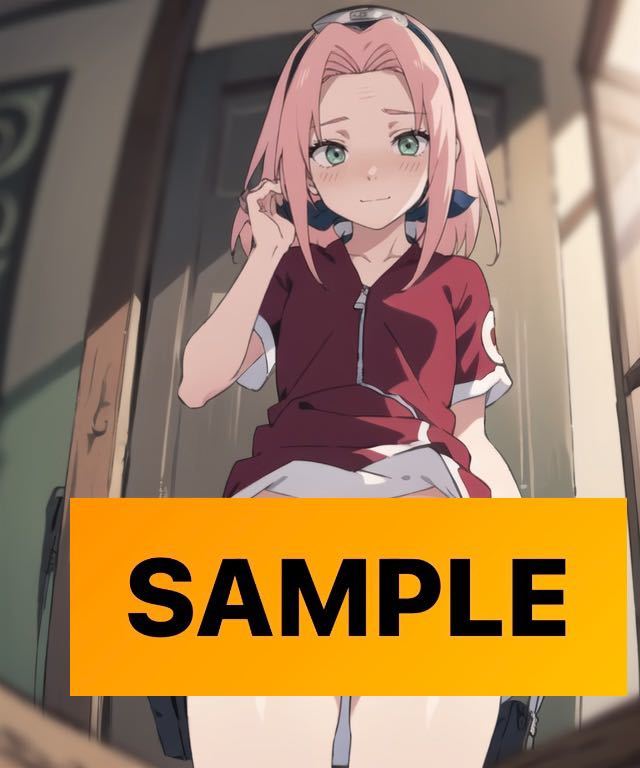 未使用】NARUTO 春野サクラ/アニメ/ポスター/同人/イラスト/オリジナル