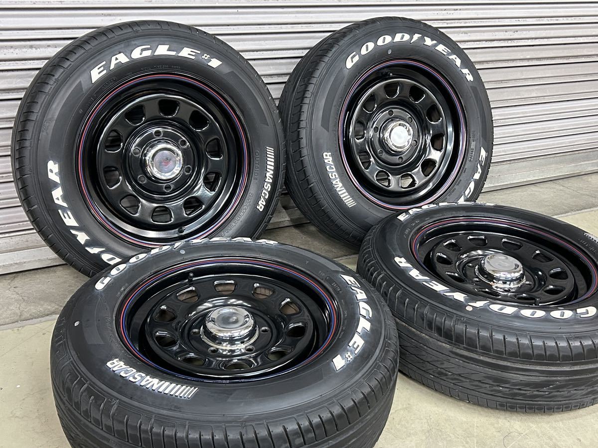 専用　グッディ様様 グッドイヤーイーグルナスカー215/65R16 109/107R 新品タイヤ4本 やや
