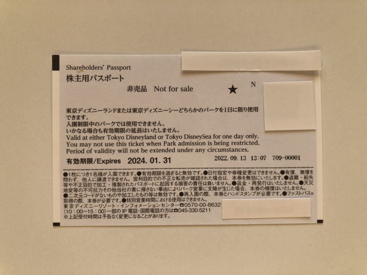 東京ディズニーランド/ディズニーシー 優先入場整理券2枚 温もり 