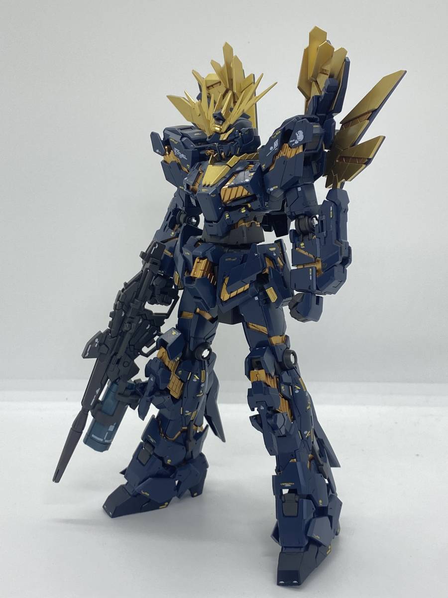 やや傷や汚れあり】RG ユニコーンガンダム バンシィ・ノルン 全塗装