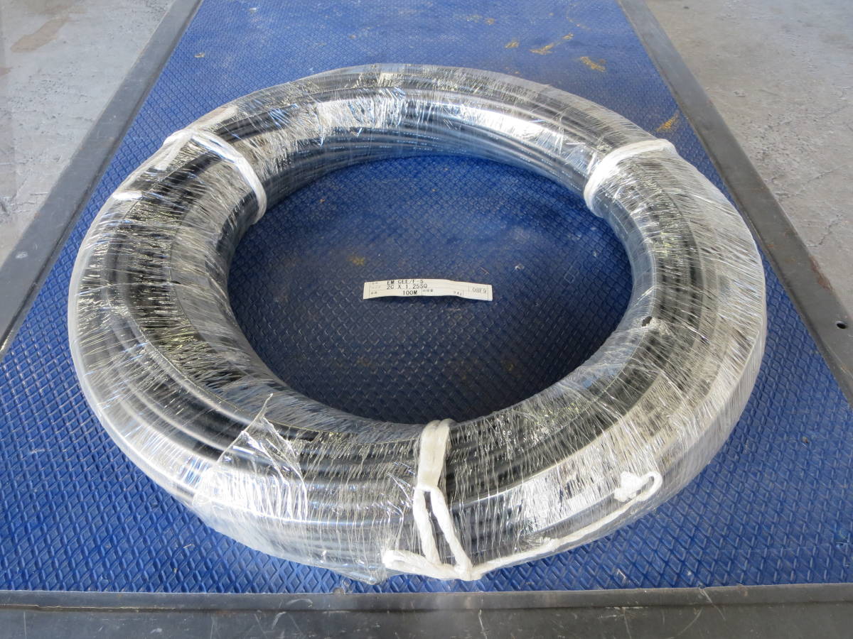 【未使用】SFCC(昭和古河電線) EM CEE/F-S(CVV-S) 遮へい付制御用絶縁耐燃性ポリエチレンシースケーブル 2C x 1 ...