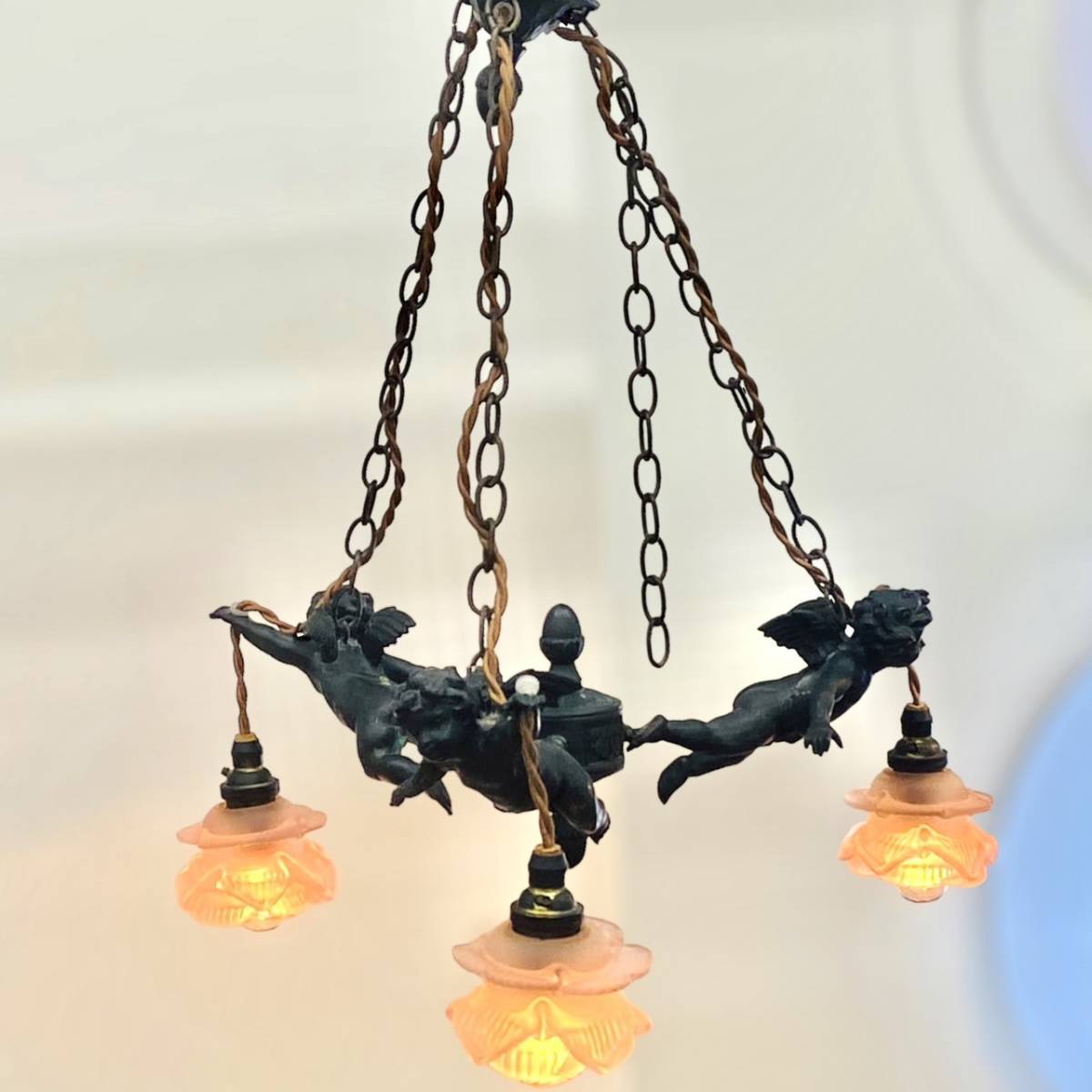 天使エンジェルペンダントライト ビンテージ天井照明 【公式通販】